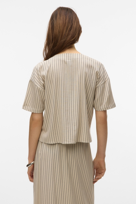 Vero Moda vmmymilo 2/4 v-neck shirt wvn ga